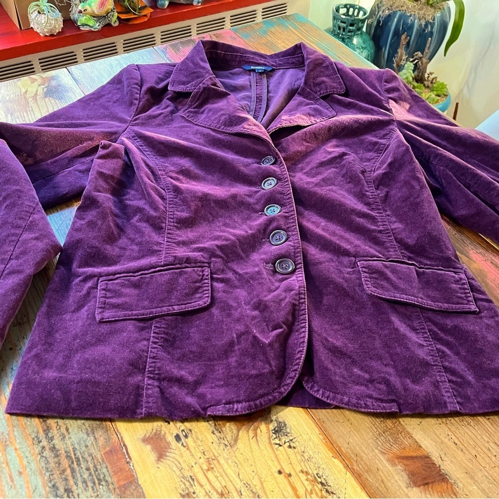 Velvet Plum Blazer